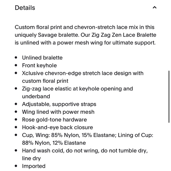 NWT Savage X Fenty Bralette - Picture 9 of 9